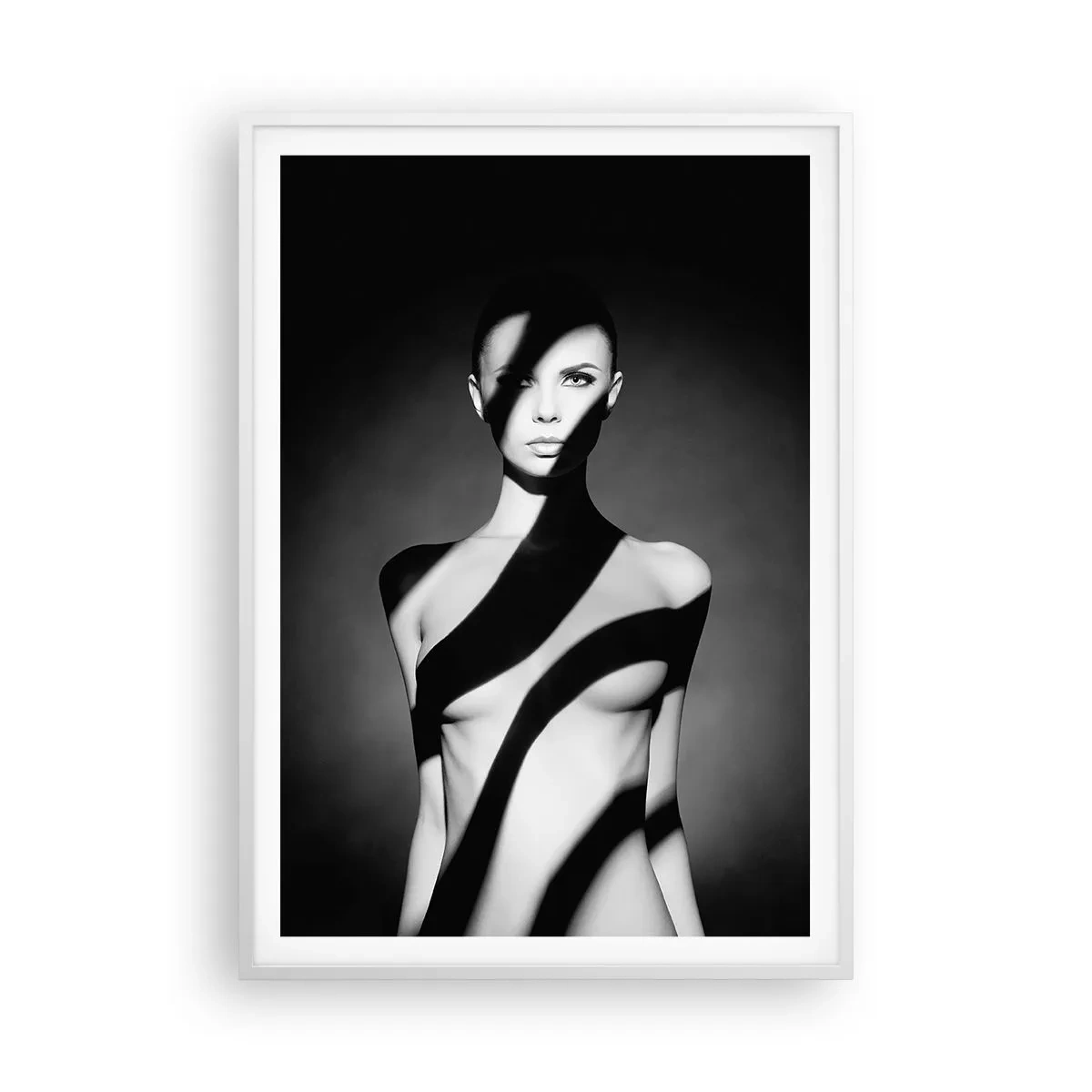 Poster în ramă albă - La strălucire și la umbră - 70x100 cm