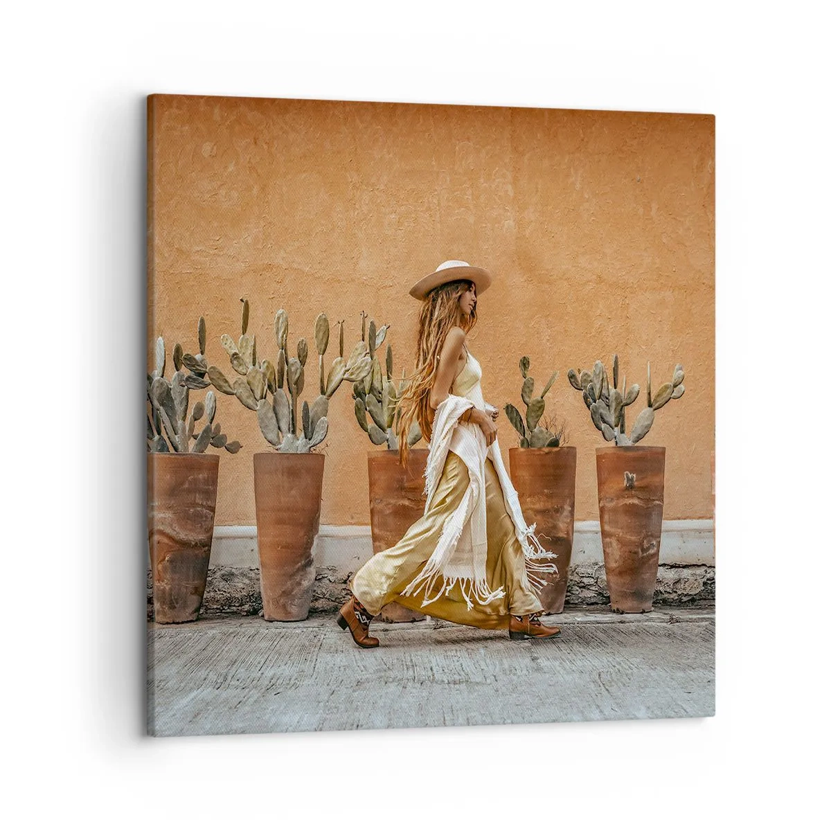 Tablou pe pânză - În stilul hippie - 50x50 cm