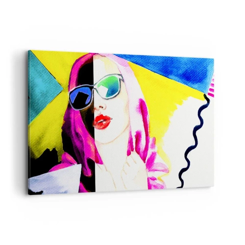 Tablou pe pânză - Nu sunt albă și nu sunt neagră - 120x80 cm