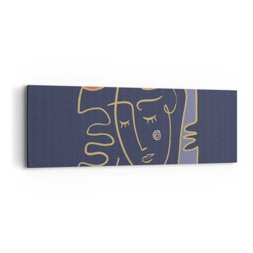 Tablou pe pânză - În reverie - 90x30 cm