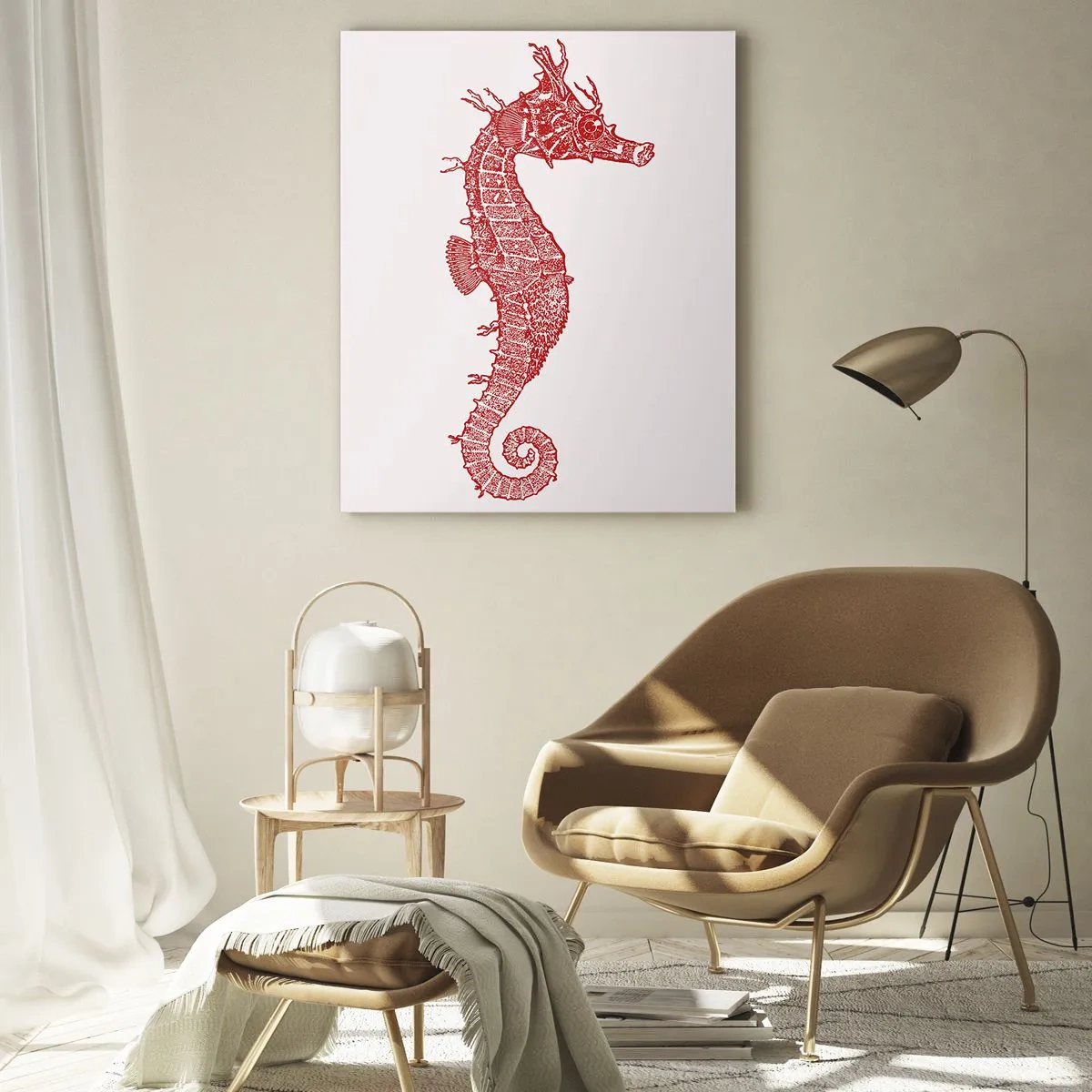 Tablou pe sticlă - Creatură complexă - 50x70 cm