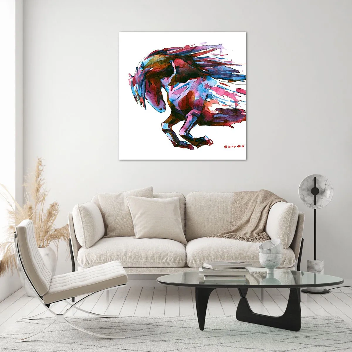 Tablou pe sticlă - În exaltare - 60x60 cm