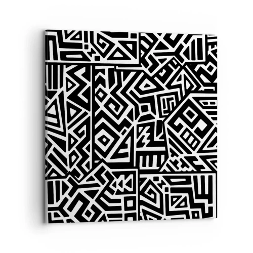 Tablou pe pânză - Compoziție precolumbiană - 70x70 cm