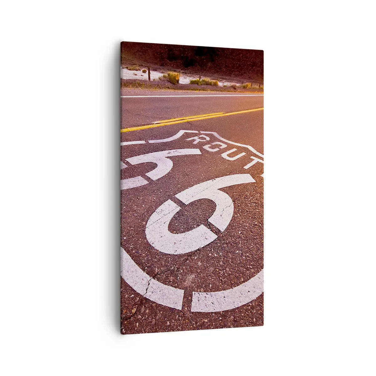 Tablou pe pânză - Celebrul Route 66 - 55x100 cm