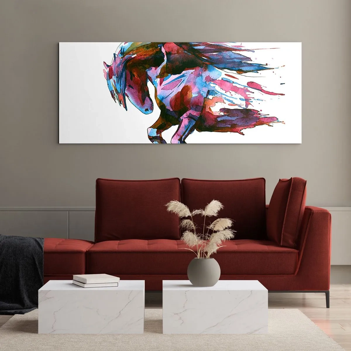 Tablou pe sticlă - În exaltare - 100x40 cm