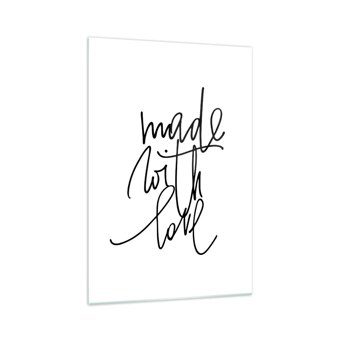 Tablou pe sticlă - Cel mai bun brand - 70x100 cm