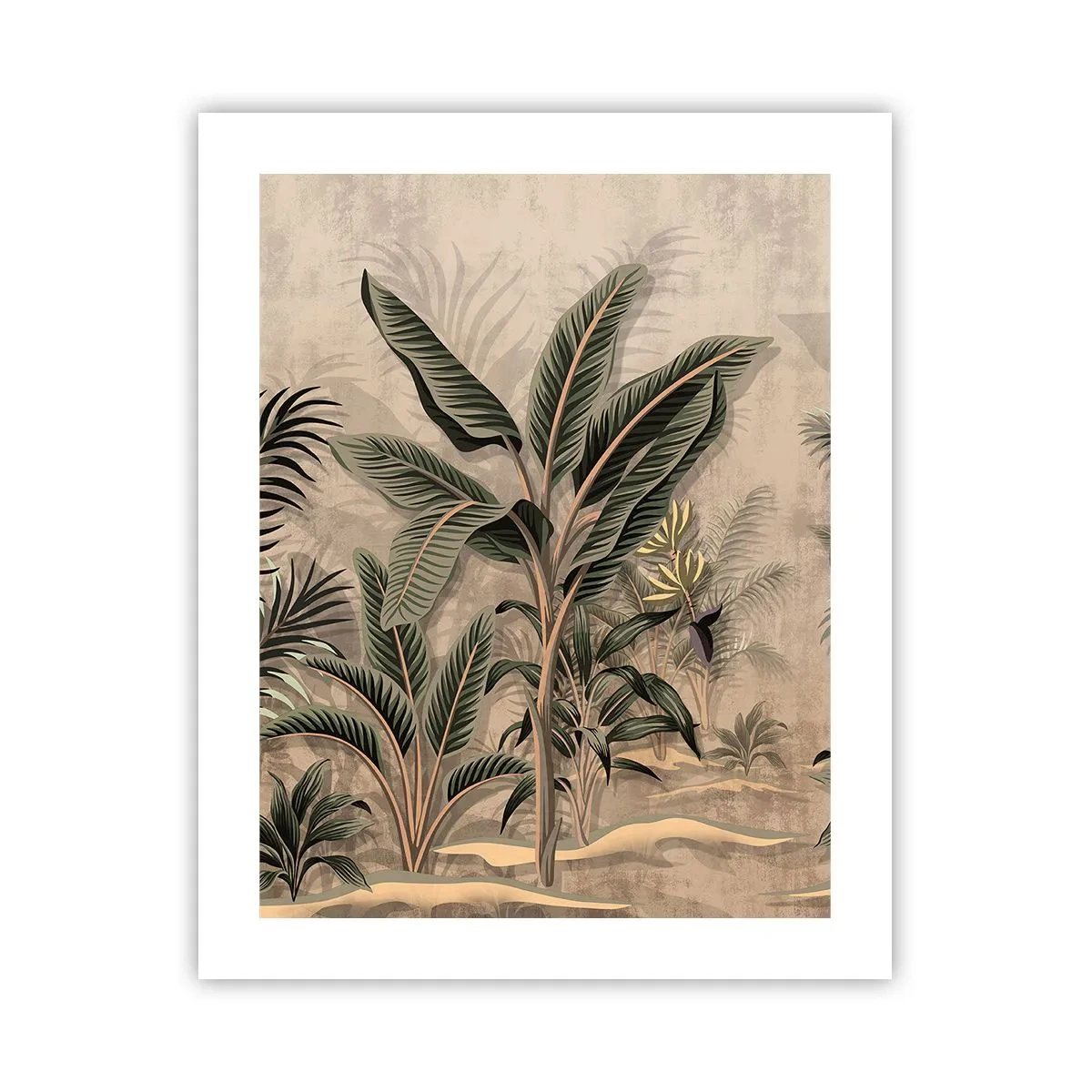 Poster - Gravură în stil colonial - 40x50 cm