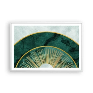 Poster în ramă albă - Un alt sistem solar - 91x61 cm