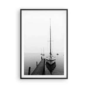 Poster în ramă neagră - Gata de plecare - 61x91 cm