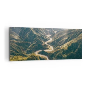 Tablou pe pânză - Direct din inima munților - 100x40 cm