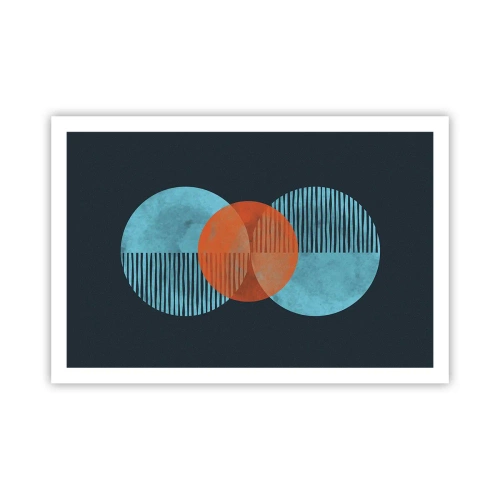 Poster - Compoziție simetrică - 91x61 cm