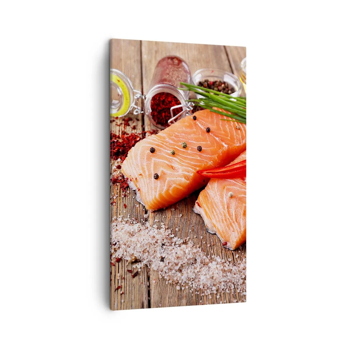 Tablou pe pânză - O aventură norvegiană în bucătărie - 45x80 cm