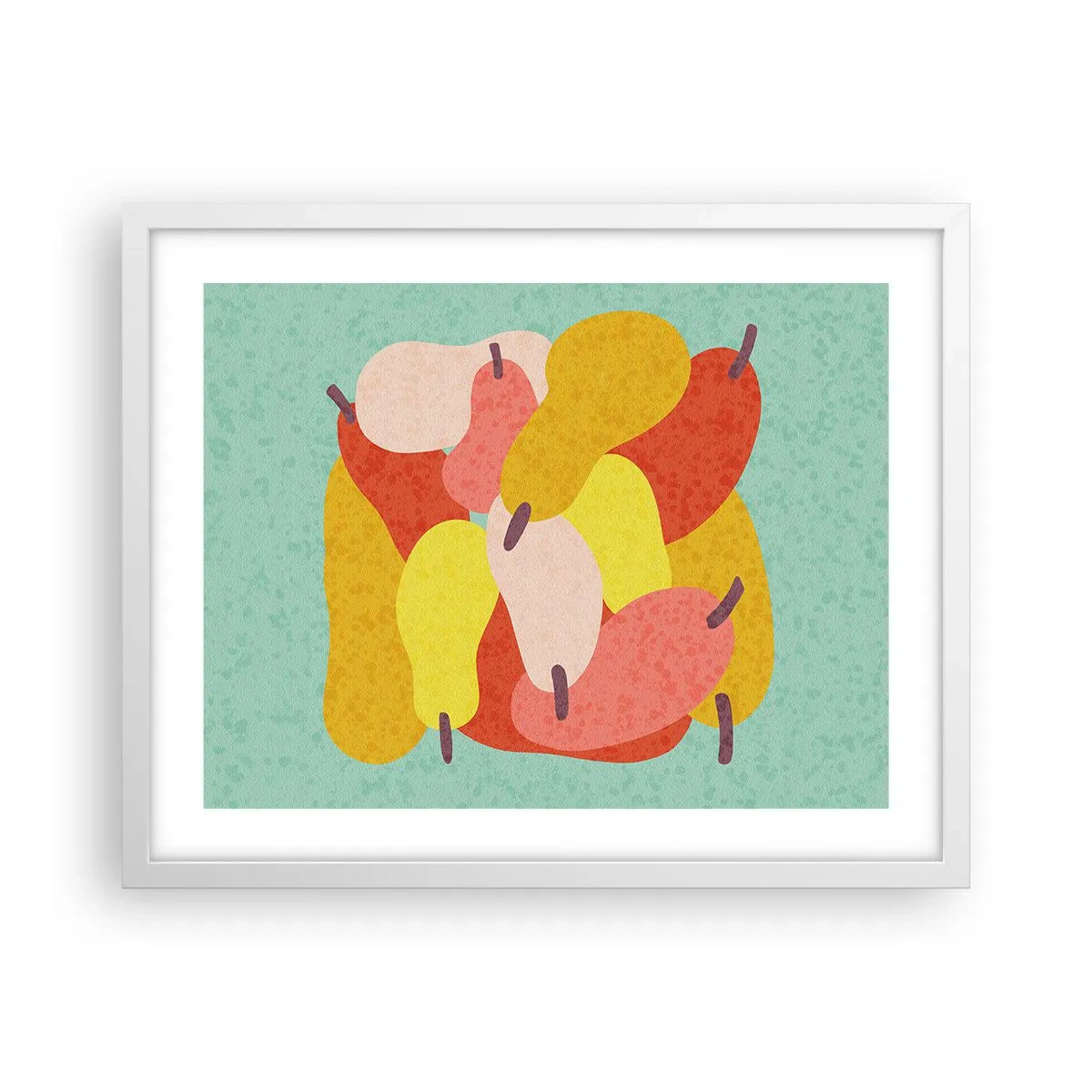 Poster în ramă albă - Gustă soarele de vară - 50x40 cm