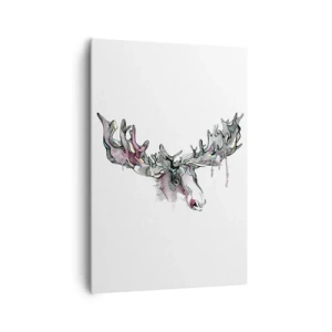 Tablou pe pânză - Coroana regelui pădurii - 70x100 cm