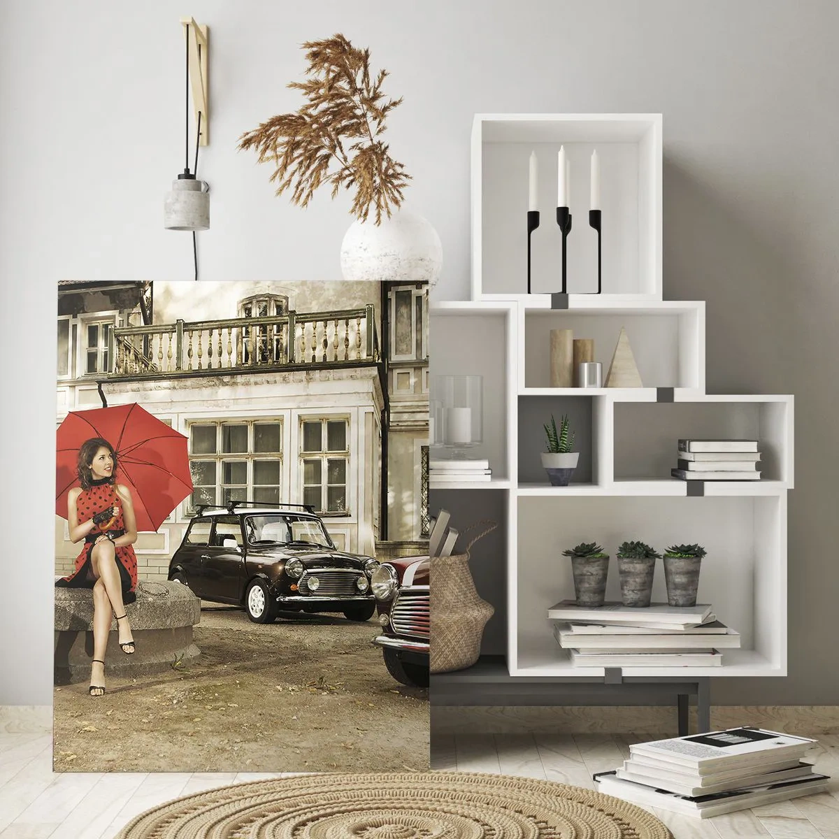 Tablou pe sticlă - O mini-călătorie sentimentală - 80x120 cm