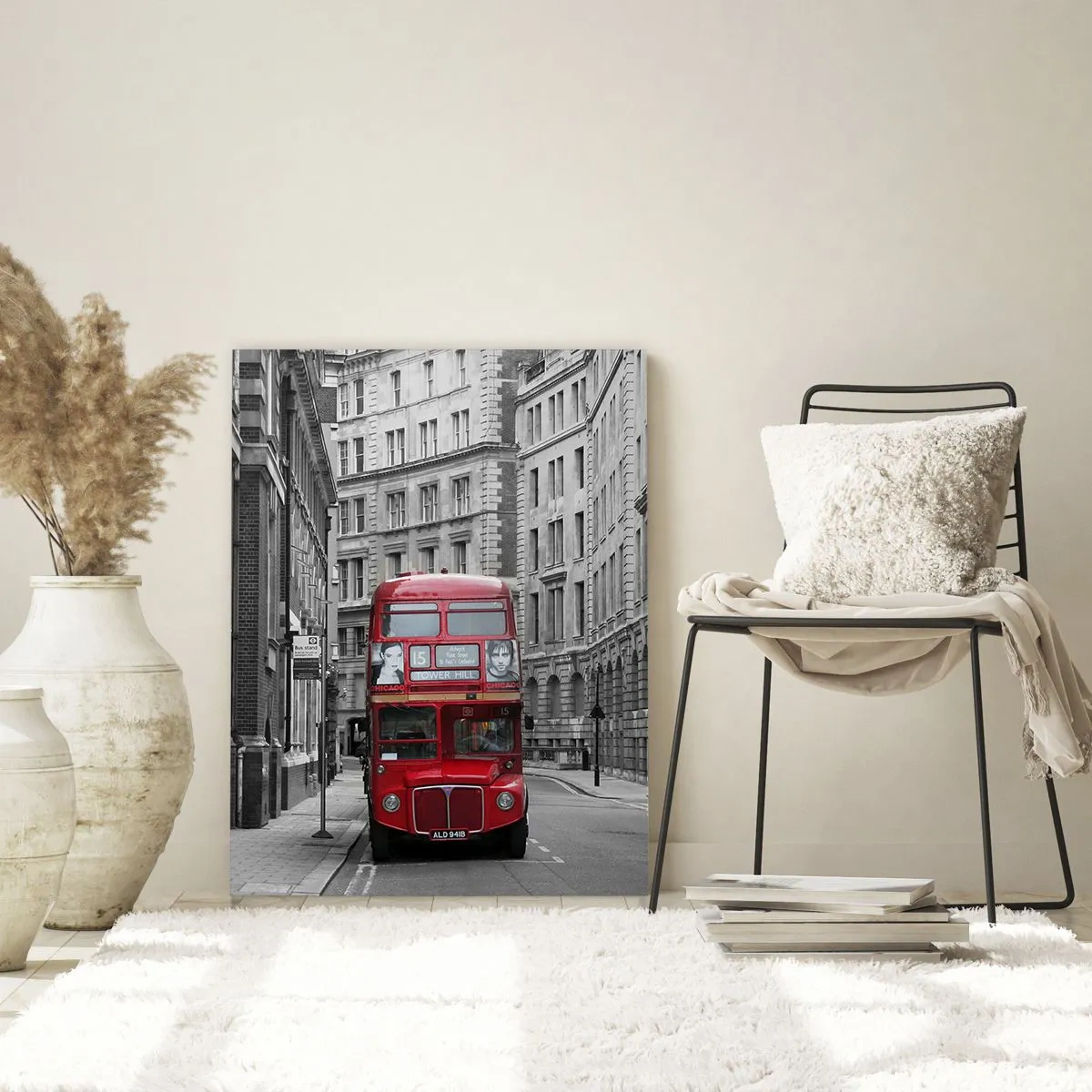 Tablou pe sticlă - Viața de zi cu zi nu trebuie să fie gri - 70x100 cm