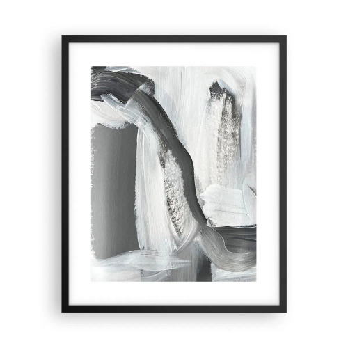 Poster în ramă neagră - Cu o mișcare decisivă - 40x50 cm