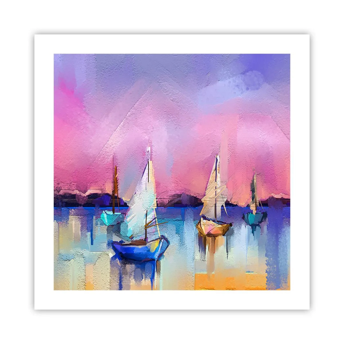 Poster - Direcția: ape largi - 50x50 cm