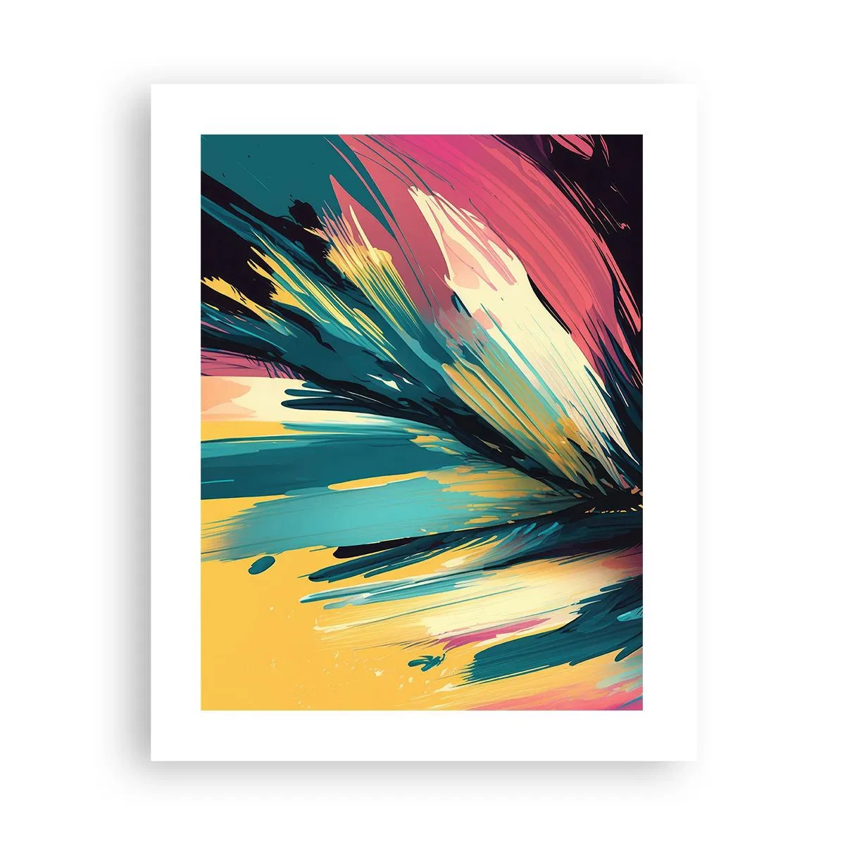 Poster - Compoziția - o explozie de bucurie - 40x50 cm