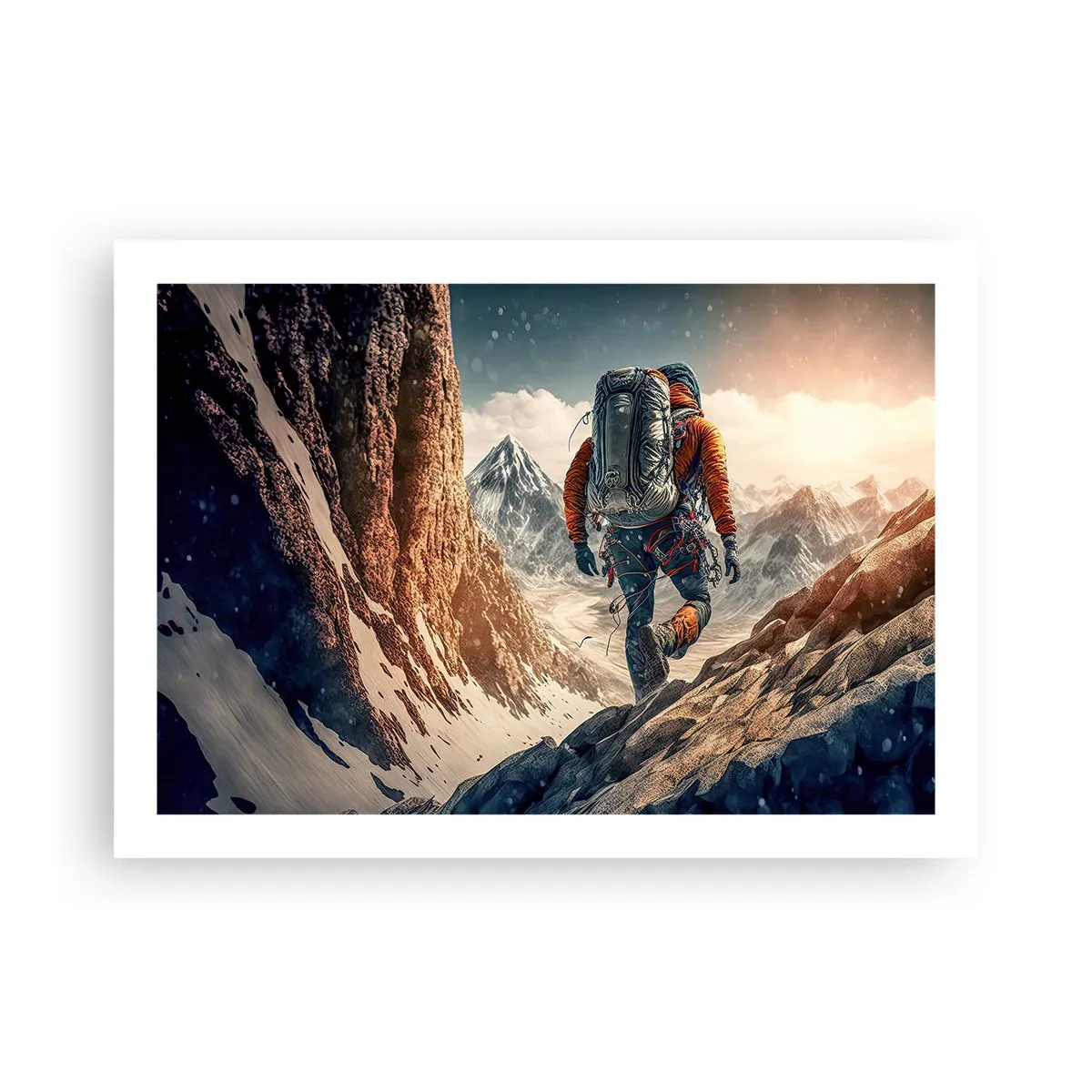 Poster - Războinic singuratic - 70x50 cm