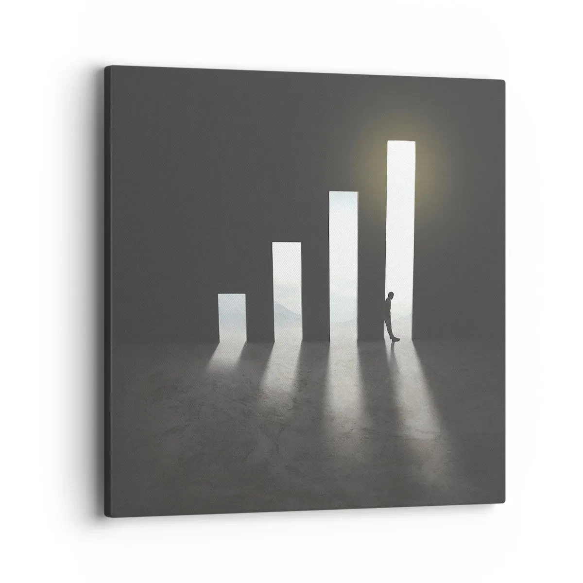 Tablou pe pânză - Succesul - o impresie - 40x40 cm