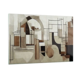 Tablou pe sticlă - Peisaj urban 2.0 - 120x80 cm