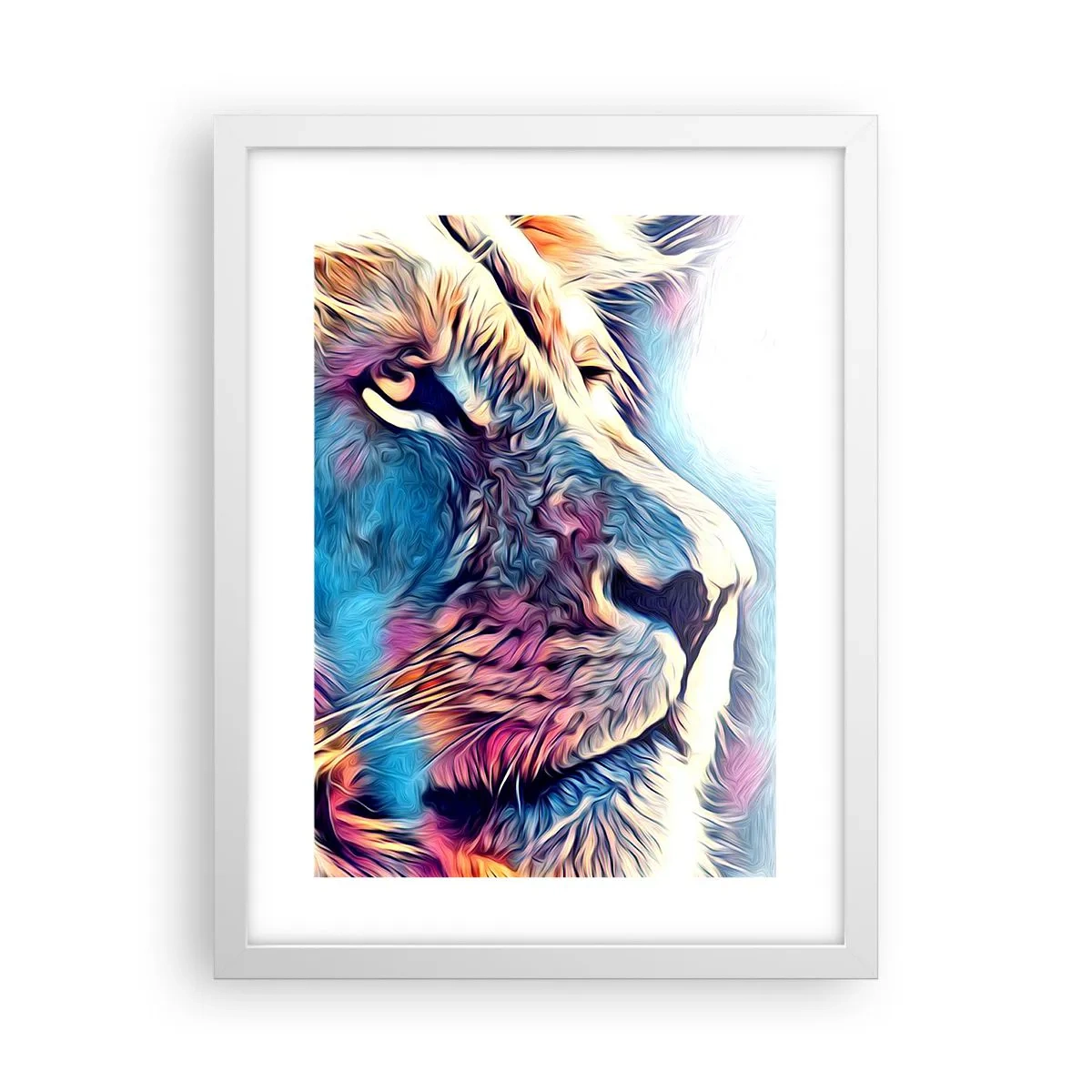 Poster în ramă albă - Înțelepciunea naturii - 30x40 cm