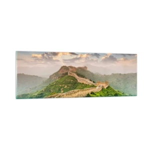 Tablou pe sticlă - Măreția netrecătoare - 90x30 cm