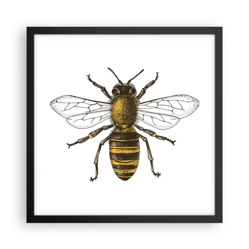 Poster în ramă neagră - Frumoasă și bună - 40x40 cm