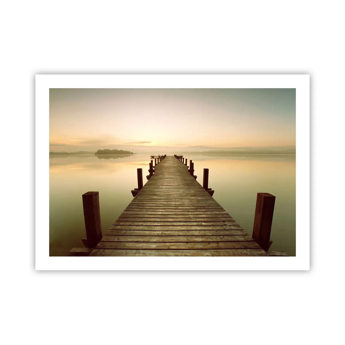 Poster - Înainte de răsărit, zori, lumină - 70x50 cm