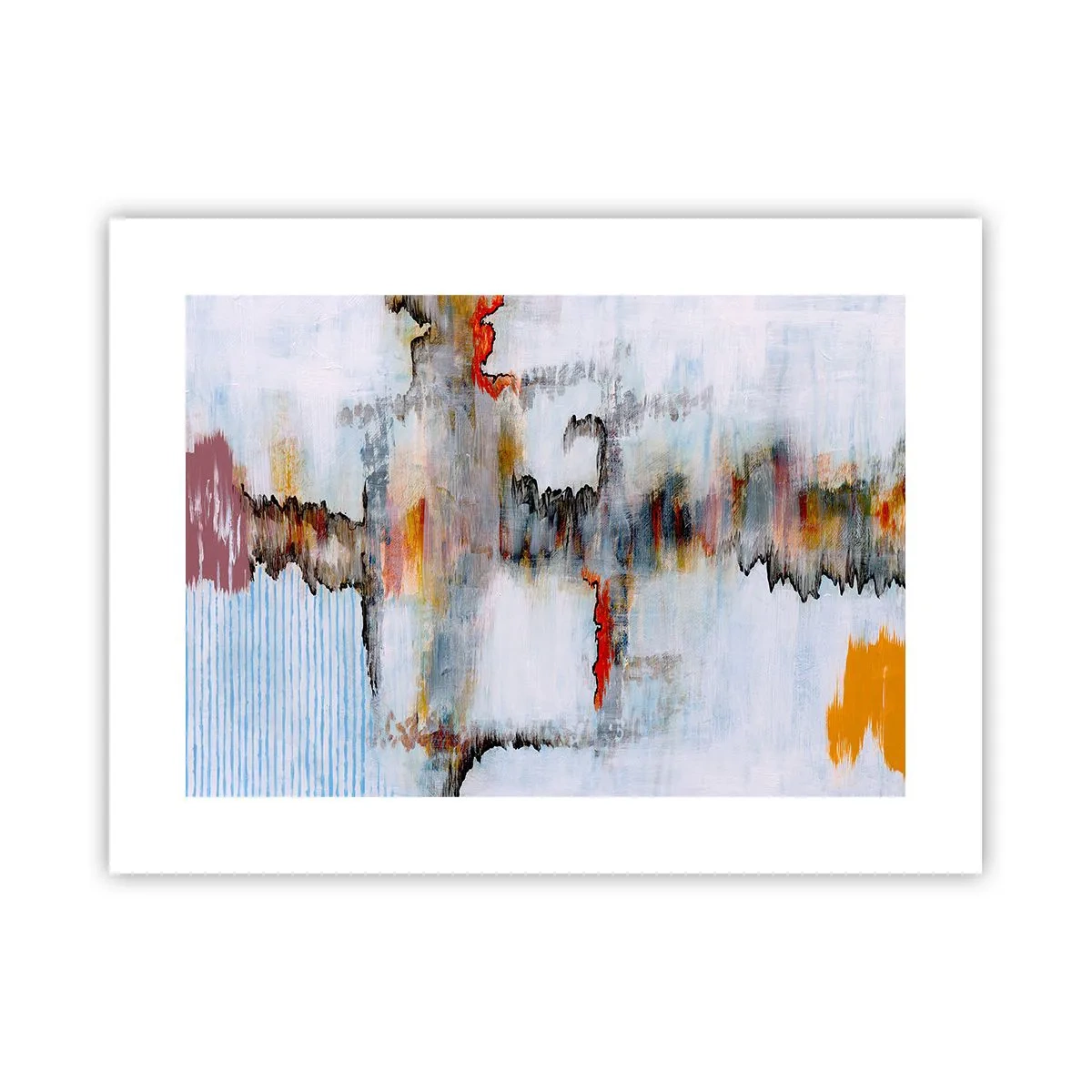 Poster - Cu bățul pe apă - 40x30 cm