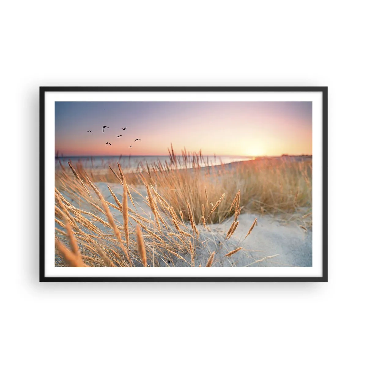 Poster în ramă neagră - Cântec de leagăn baltic - 91x61 cm