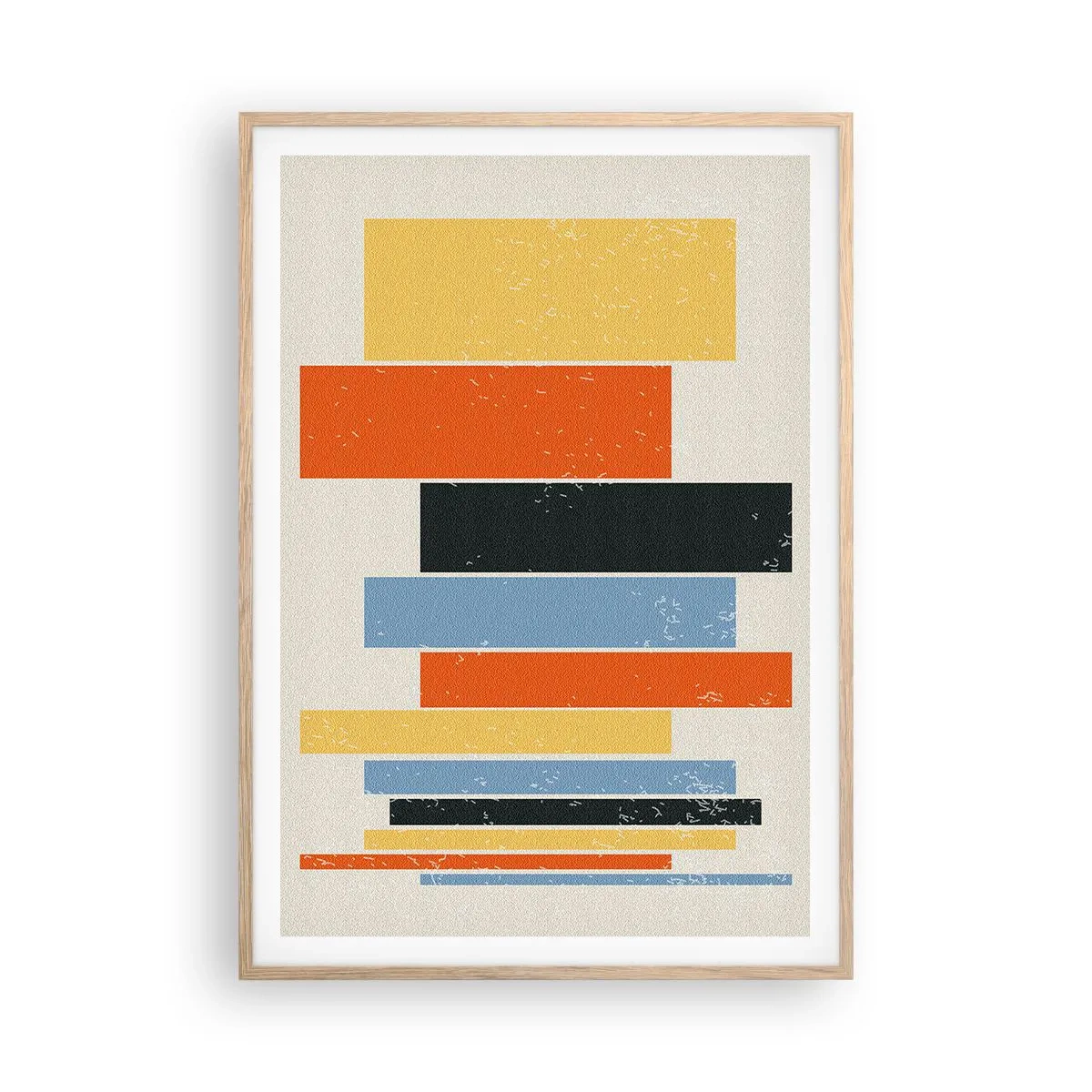 Poster în ramă de stejar deschis - Înregistrare muzicală - 70x100 cm