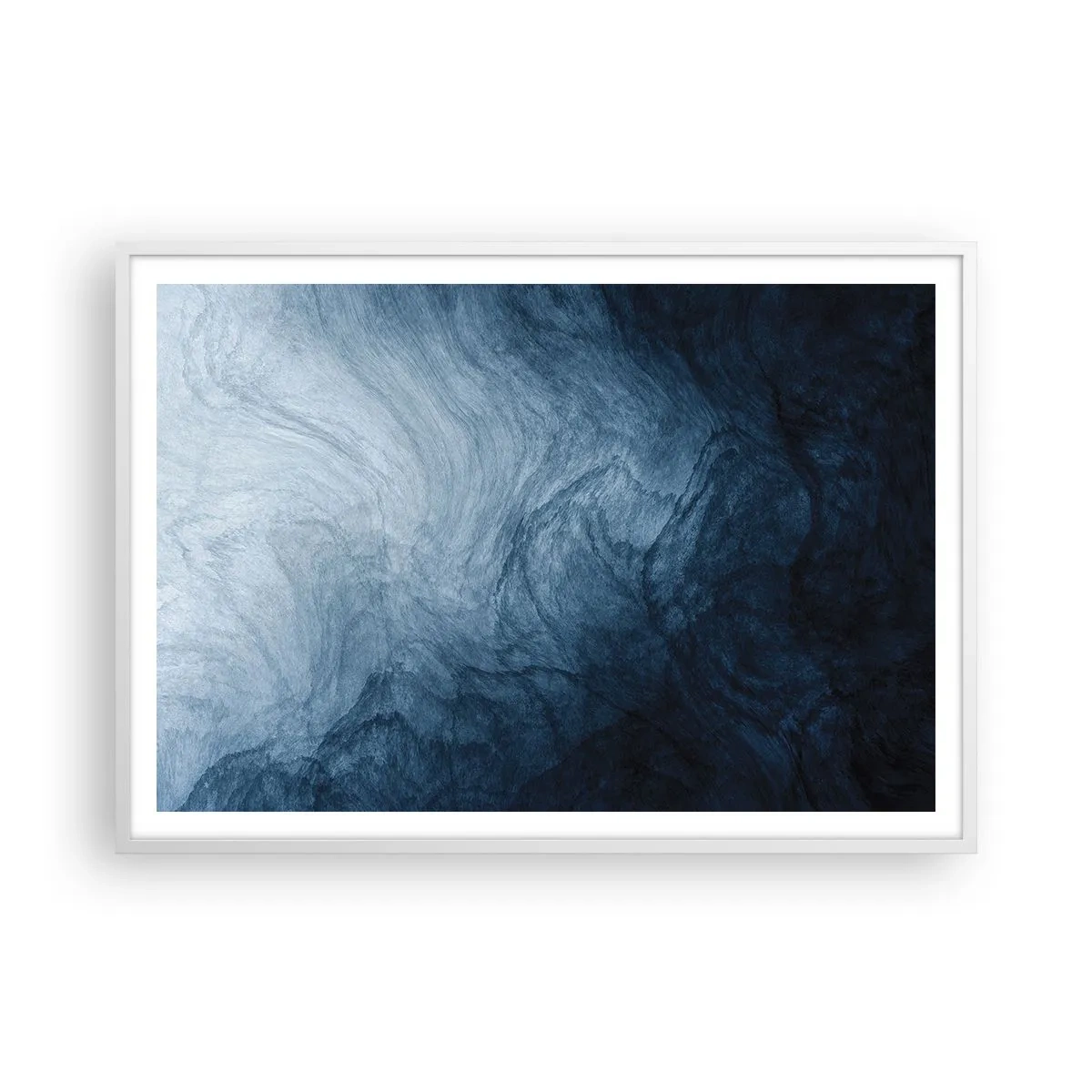 Poster în ramă albă - În adâncuri - 100x70 cm