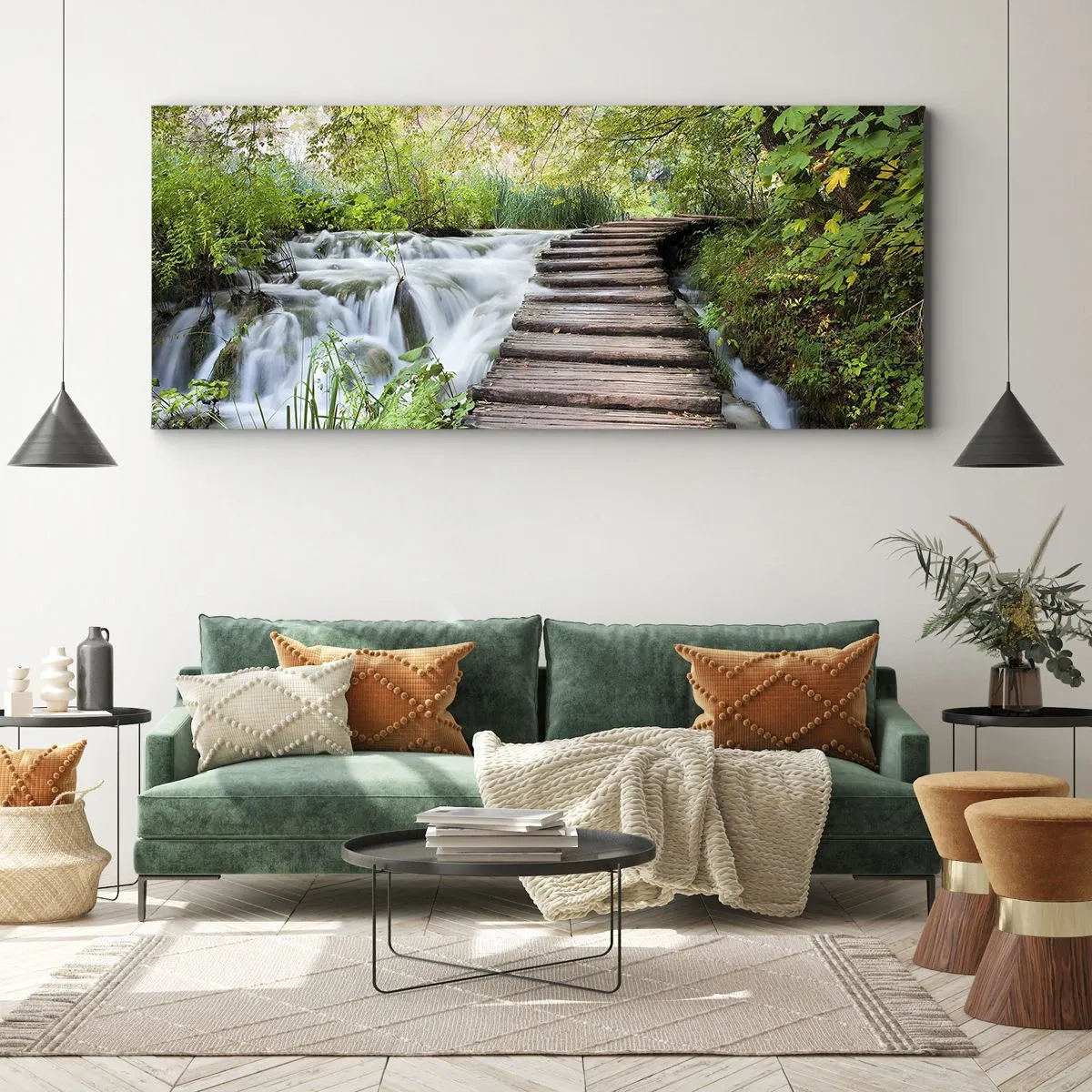 Tablou pe pânză - Nu este deloc o apă liniștită - 100x40 cm