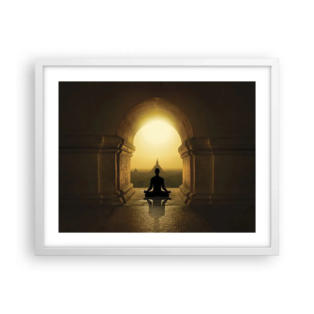 Poster în ramă albă - Armonie completă - 50x40 cm