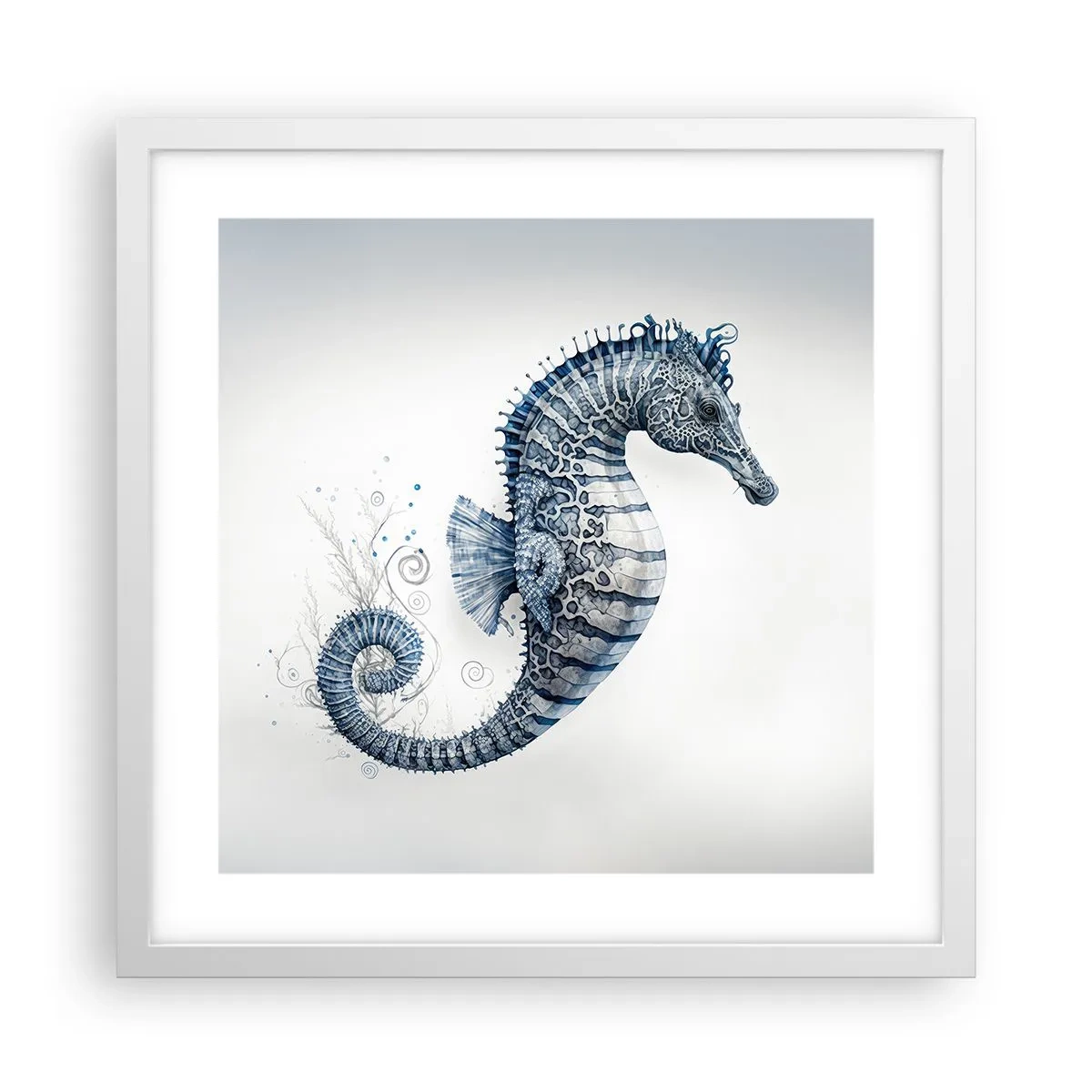 Poster în ramă albă - O glumă inocentă a naturii - 40x40 cm