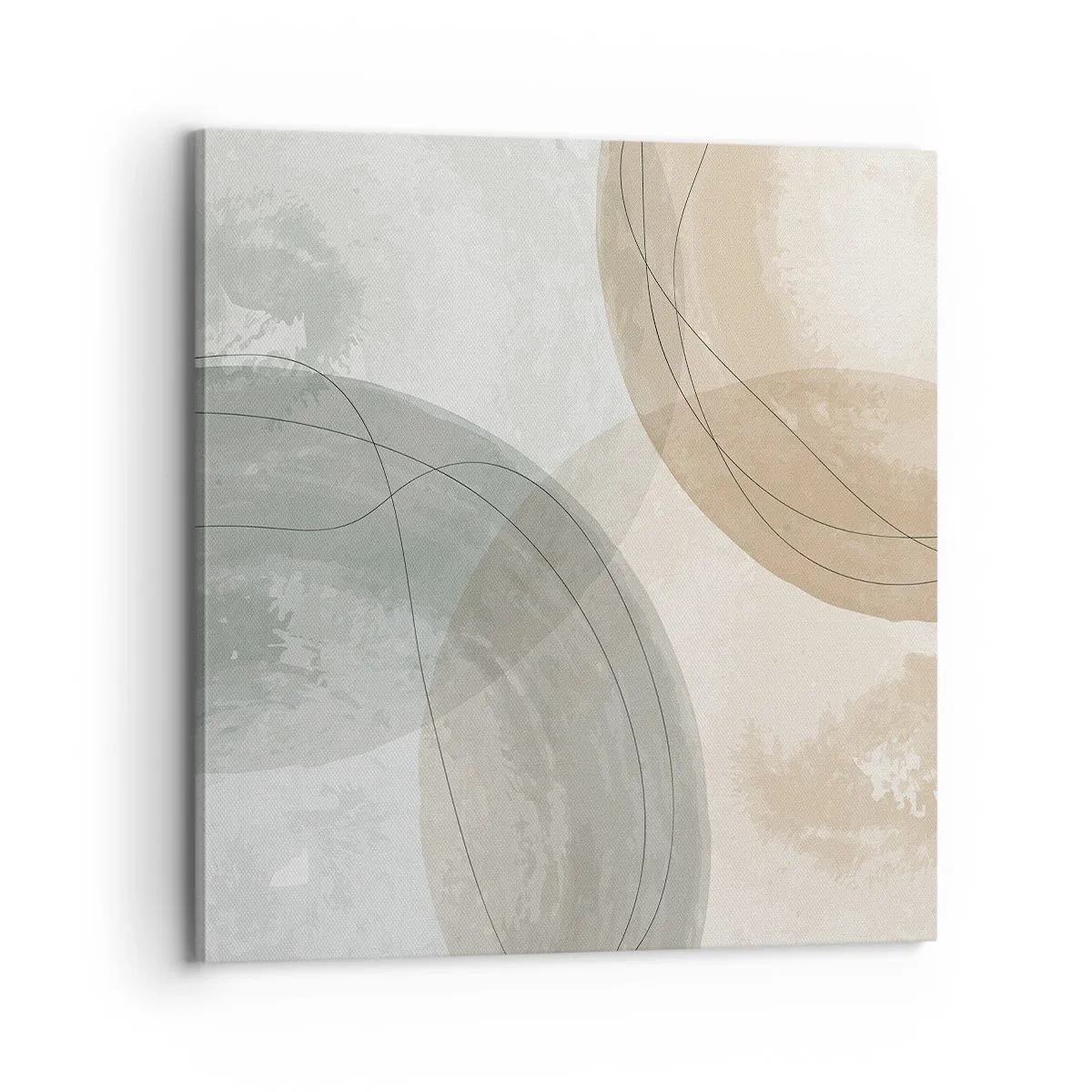 Tablou pe pânză - Întrepătrunderea lumilor - 70x70 cm