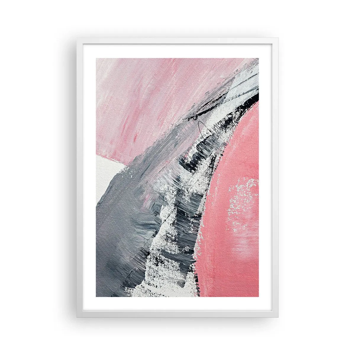 Poster în ramă albă - Compoziție adaptată - 50x70 cm