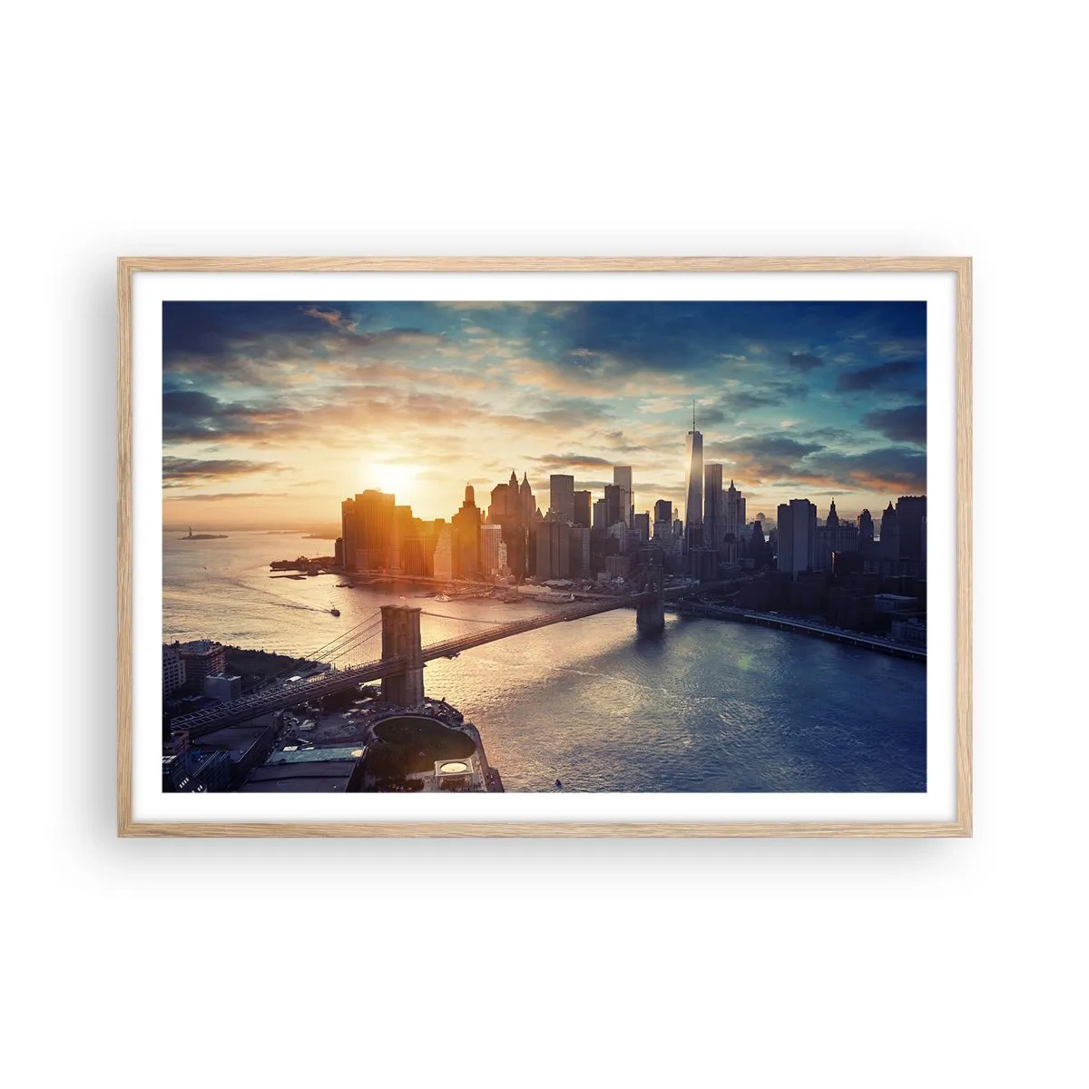 Poster în ramă de stejar deschis - Un monument al culturii occidentale - 91x61 cm