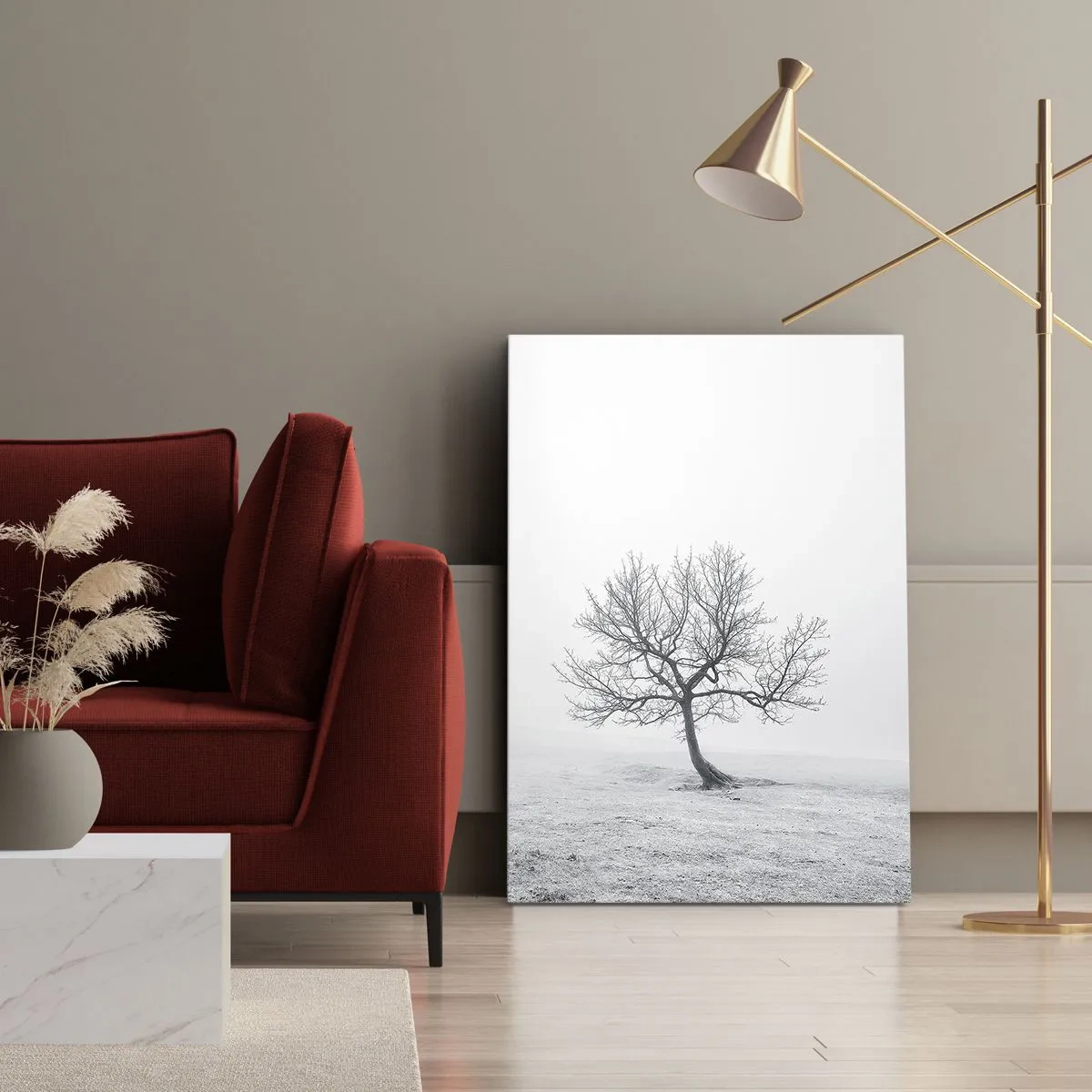 Tablou pe pânză - Împotriva neantului - 55x100 cm