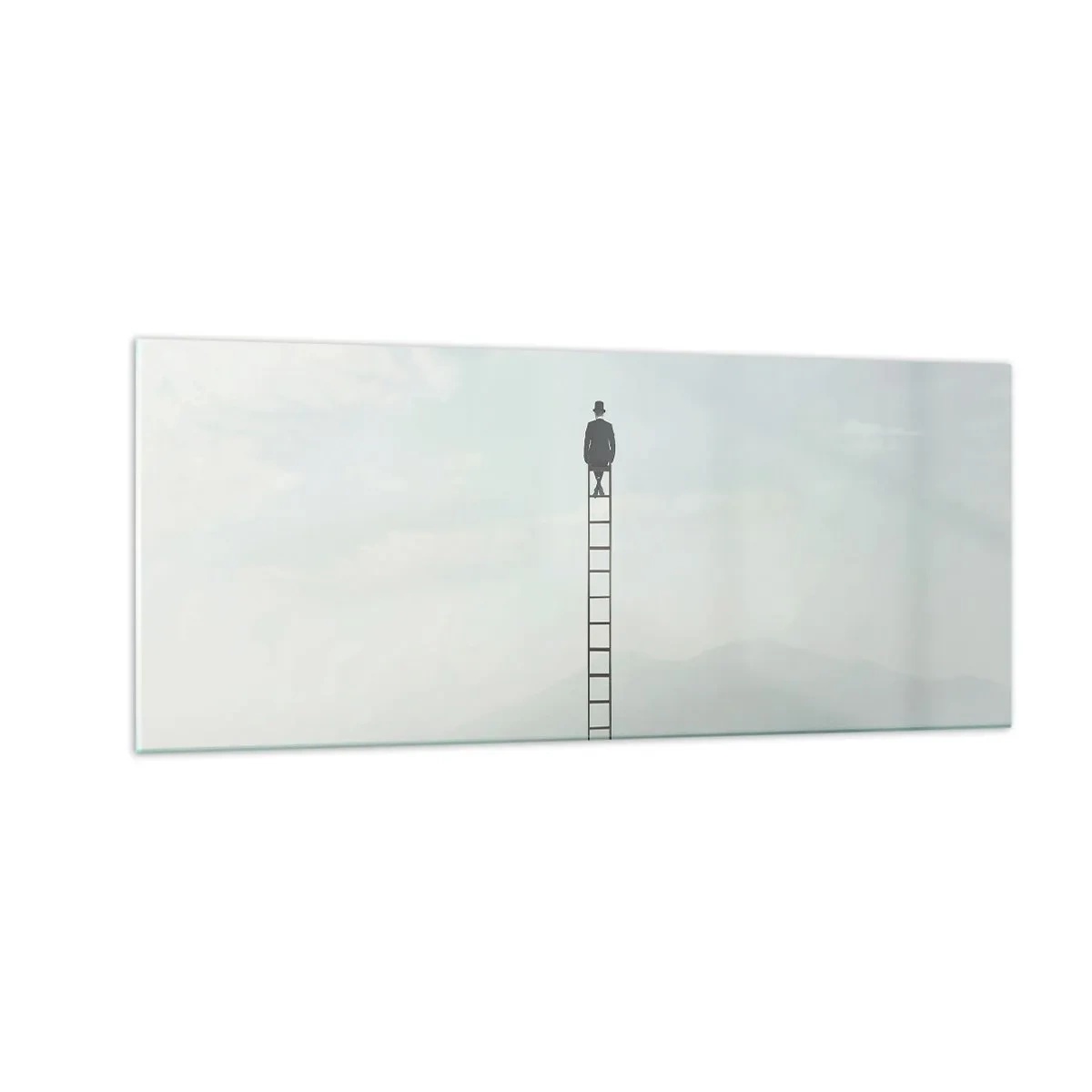 Tablou pe sticlă - Fii deasupra - 100x40 cm