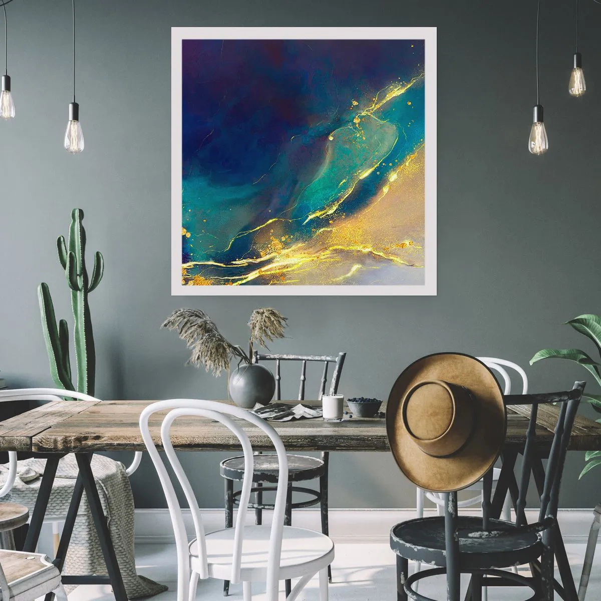 Poster - Baltă de aur - 40x40 cm