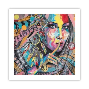 Poster - Taci până când înțelegi - 50x50 cm