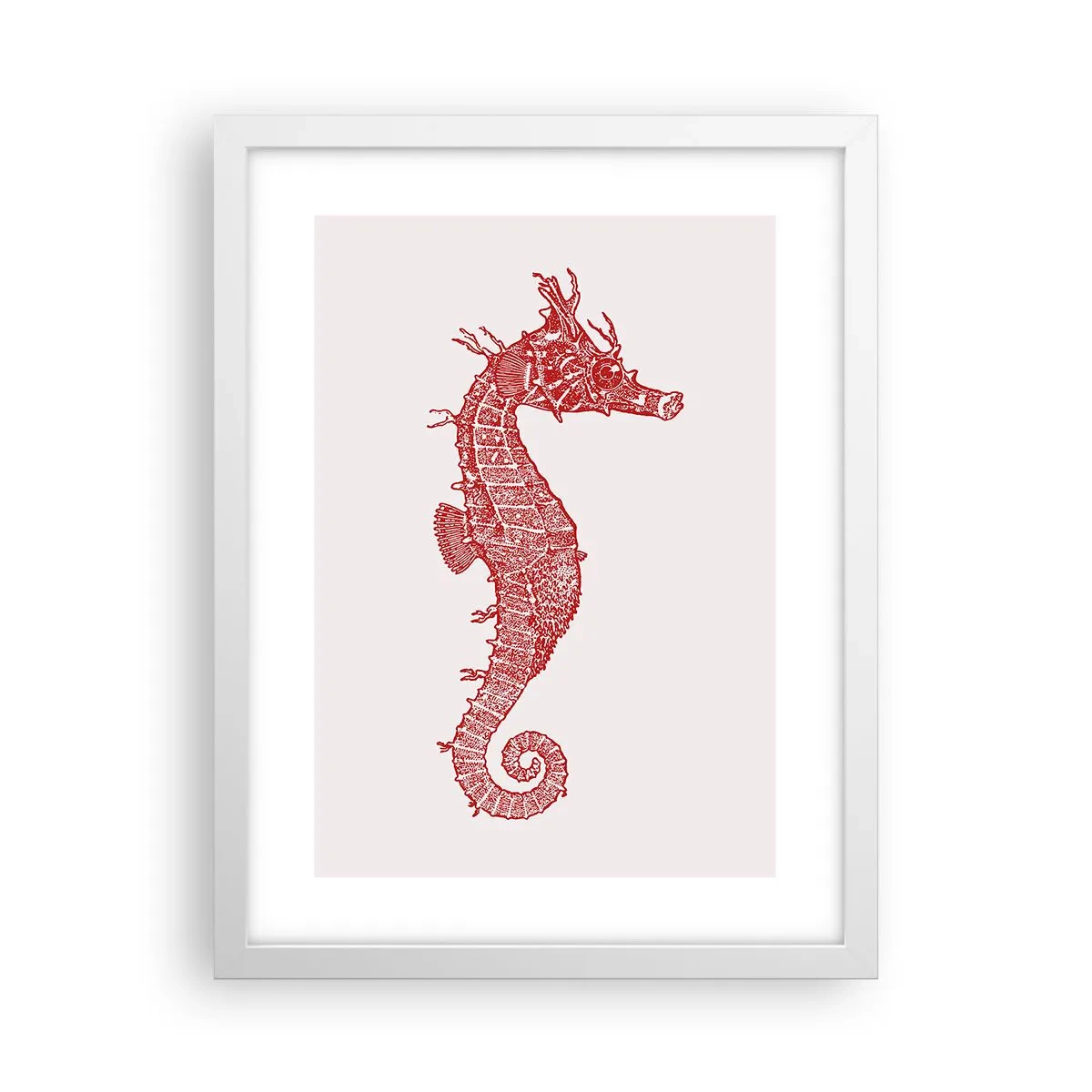 Poster în ramă albă - Creatură complexă - 30x40 cm