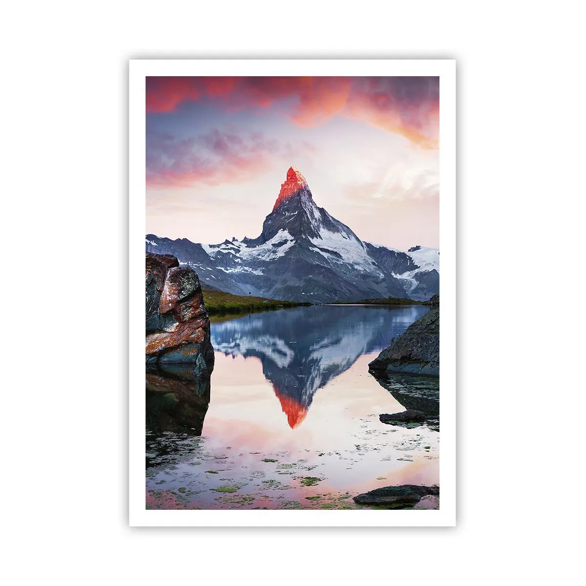 Poster - Inima munților este fierbinte - 70x100 cm