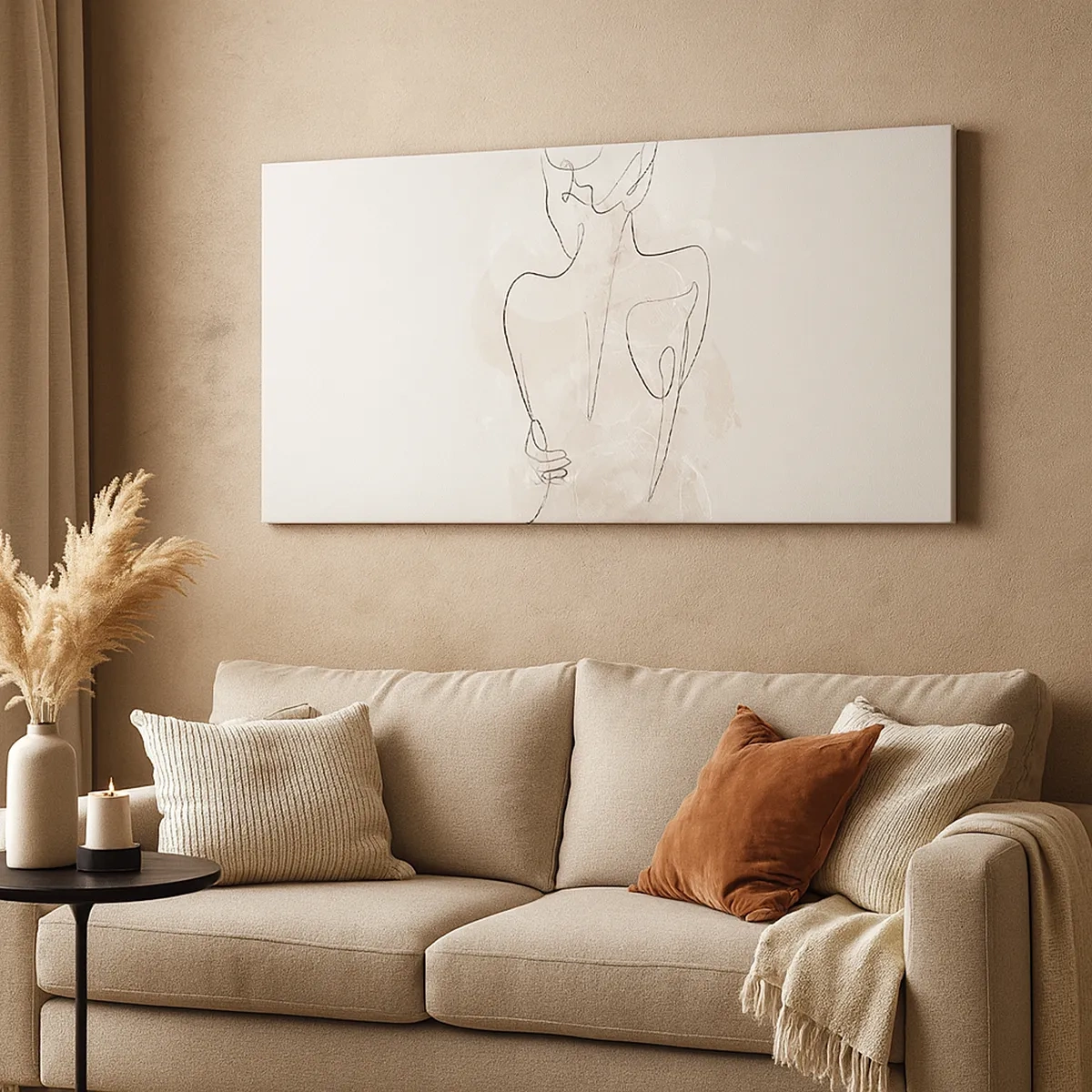 Tablou pe pânză - Ca un instrument sensibil - 30x30 cm