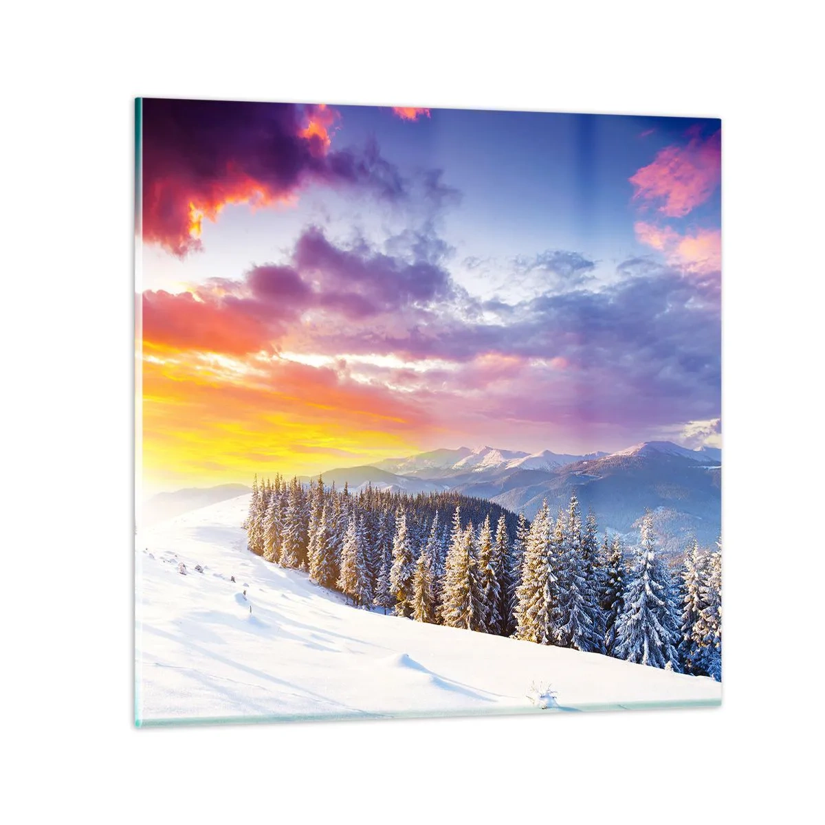 Tablou pe sticlă - În plină zi - 60x60 cm