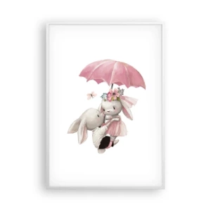 Poster în ramă albă - Pur și simplu dragoste - 70x100 cm