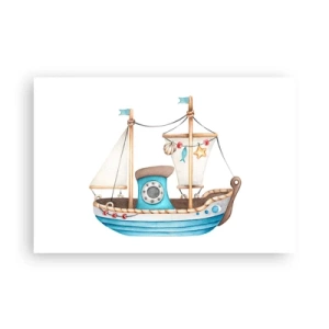 Poster - Ahoy aventura! - 91x61 cm